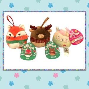 🧸🆕🧸 Squishmallow Lot of 3 Mini 4 inch Plush Toys